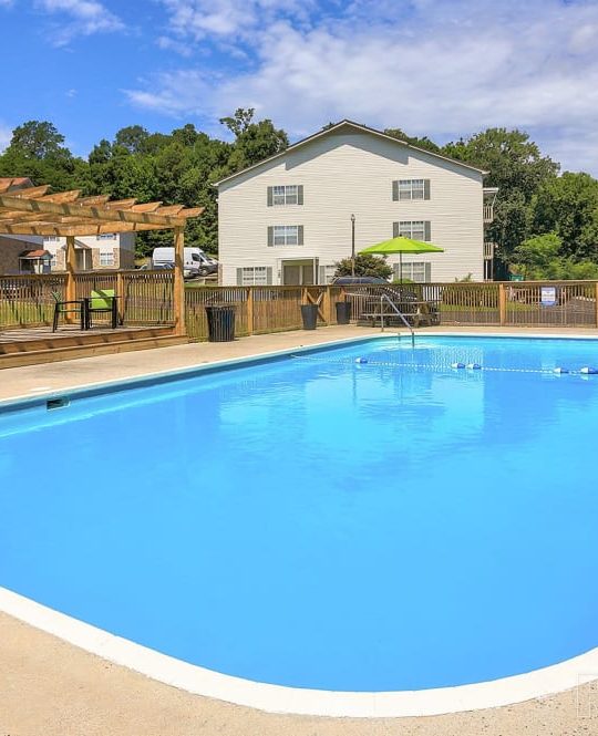 a pool at The Country Oaks Apartments