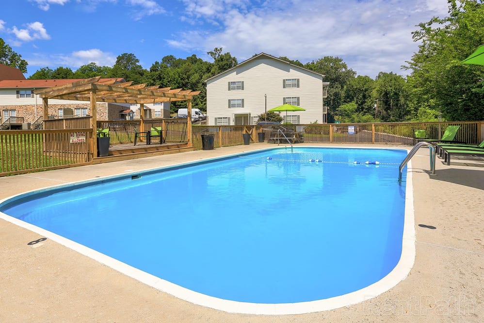 a pool at The Country Oaks Apartments